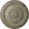 Ekena Millwork Brunswick Ceiling Medallion (Fits Canopies up to 4 1/2"), 27"OD x 2 1/2"P, Castle Stone Crackle CM27BRCSC - alternate 1